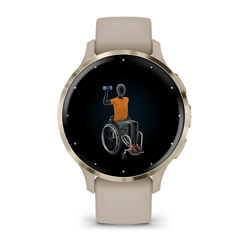 Garmin Venu 3S 41mm Dorado Claro/Gris Francés