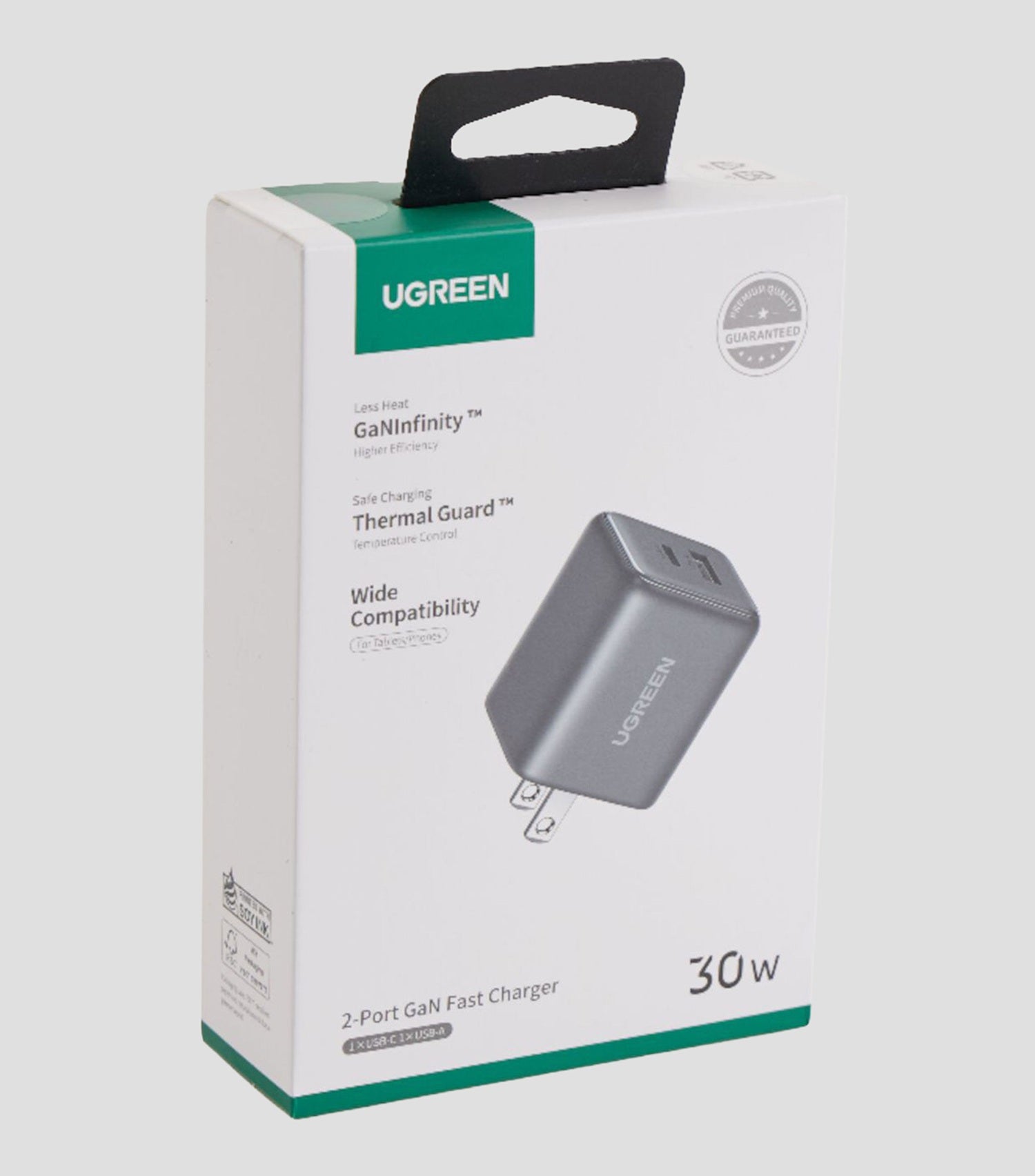 UGreen Cargador Rapido 2 Puertos GaN 30W X516