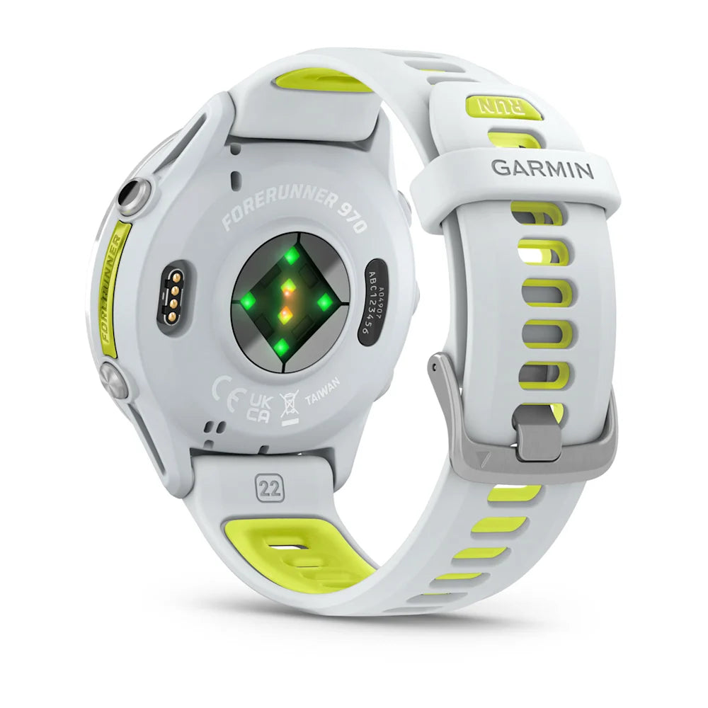 Garmin Forerunner 970 Titanio Blanco Piedra