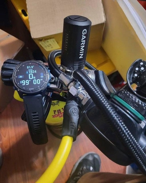 Transmisor Inalámbrico Presión de Tanque Buceo Garmin Descent T2
