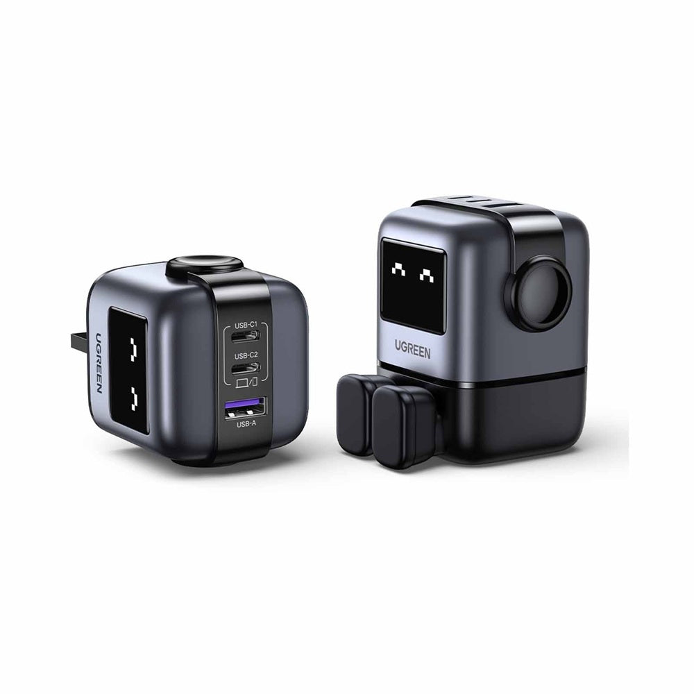 UGreen Cargador Rapido USB-C Robot GaN 65W