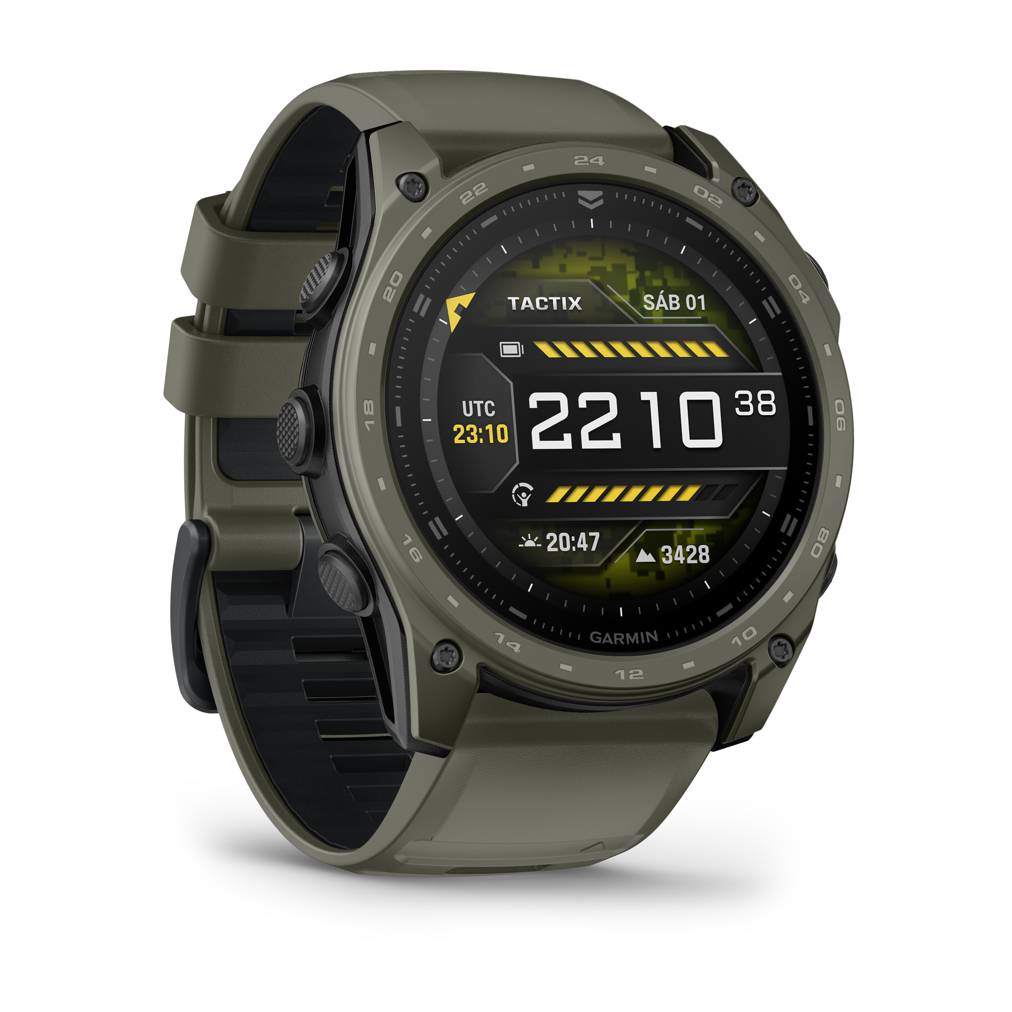 Tactix 8 AMOLED 51mm Revestimiento Cerakote