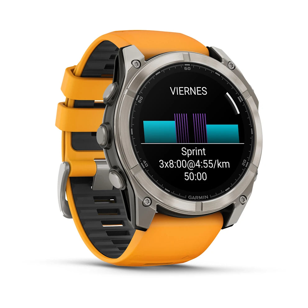 Garmin Fenix 8 51mm AMOLED Zafiro Naranja