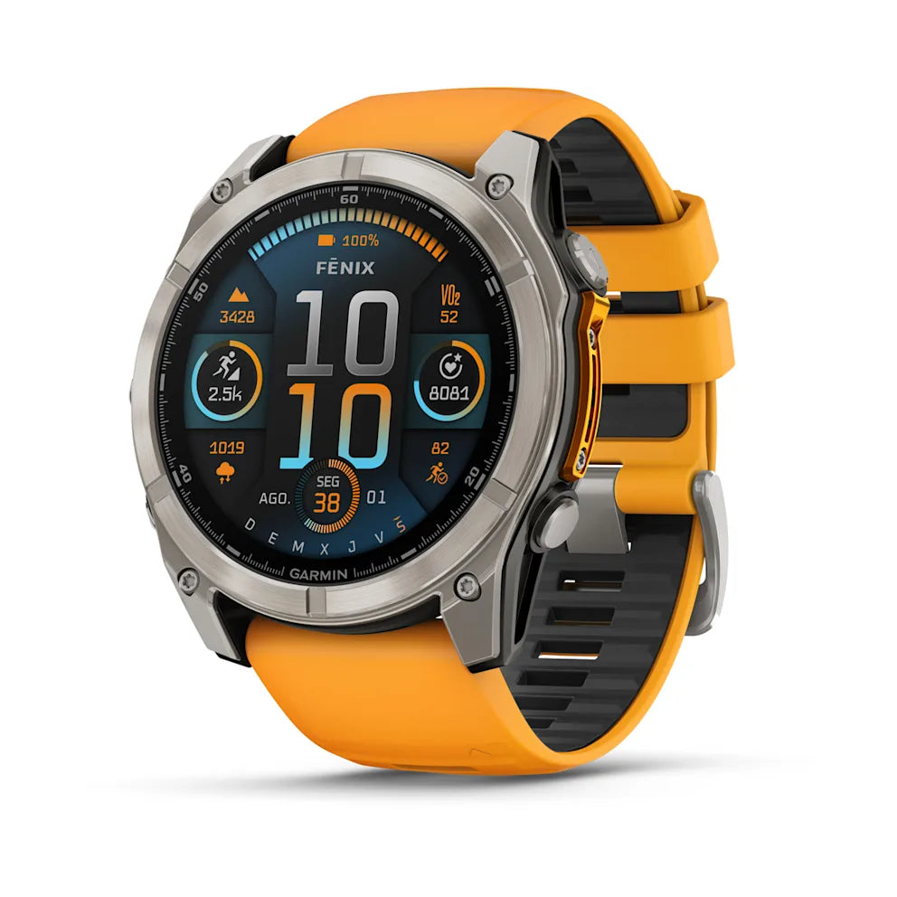 Garmin Fenix 8 51mm AMOLED Zafiro Naranja
