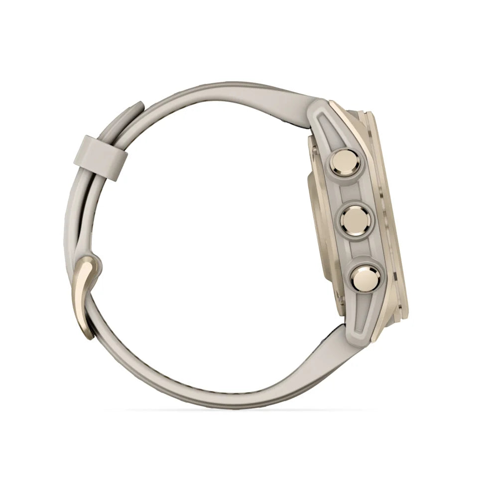 Garmin Fenix 8 43mm AMOLED Zafiro Arena/Oro