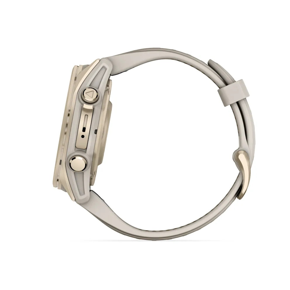 Garmin Fenix 8 43mm AMOLED Zafiro Arena/Oro