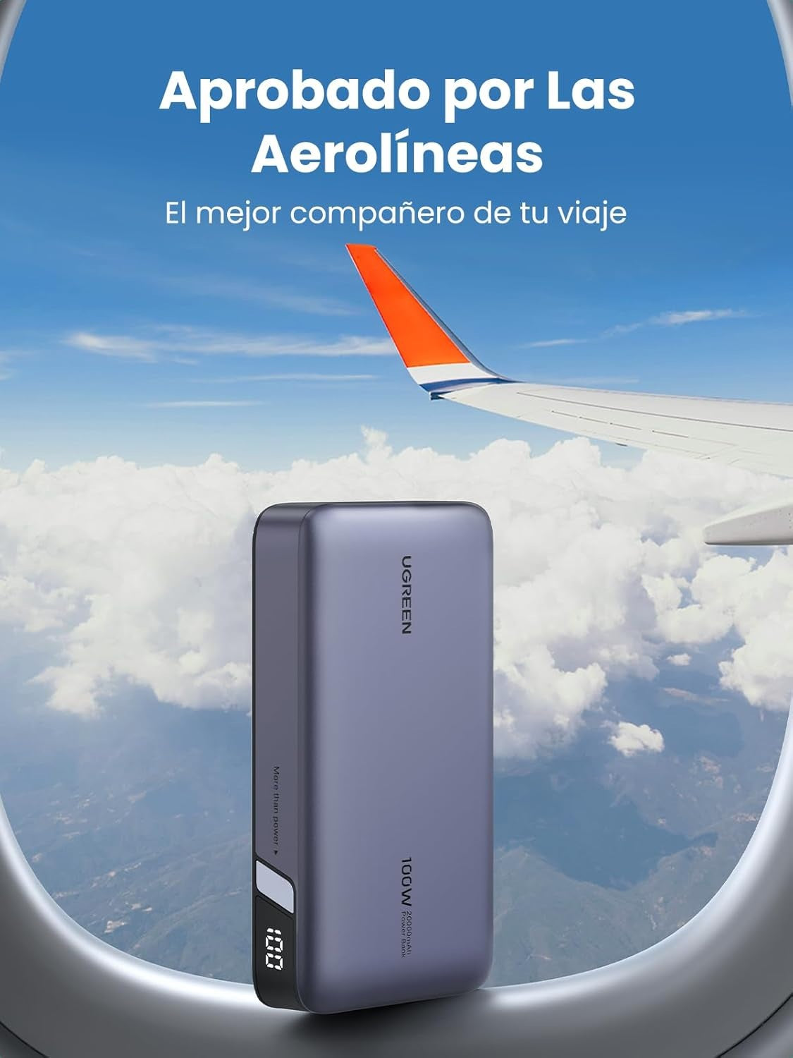 UGreen Power Bank Carga Rapida 20000mAh 100W