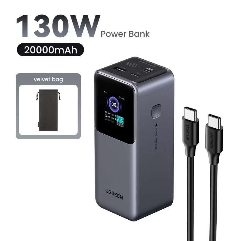 UGreen Power Bank Carga Rapida 20000mAh 130W