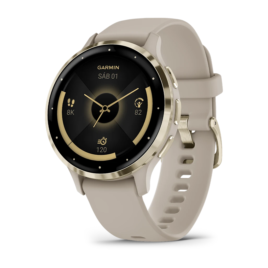 Garmin Venu 3S 41mm Dorado Claro/Gris Francés