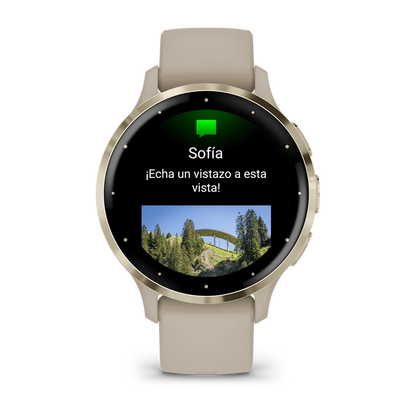 Garmin Venu 3S 41mm Dorado Claro/Gris Francés