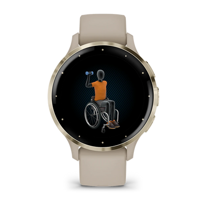 Garmin Venu 3S 41mm Dorado Claro/Gris Francés