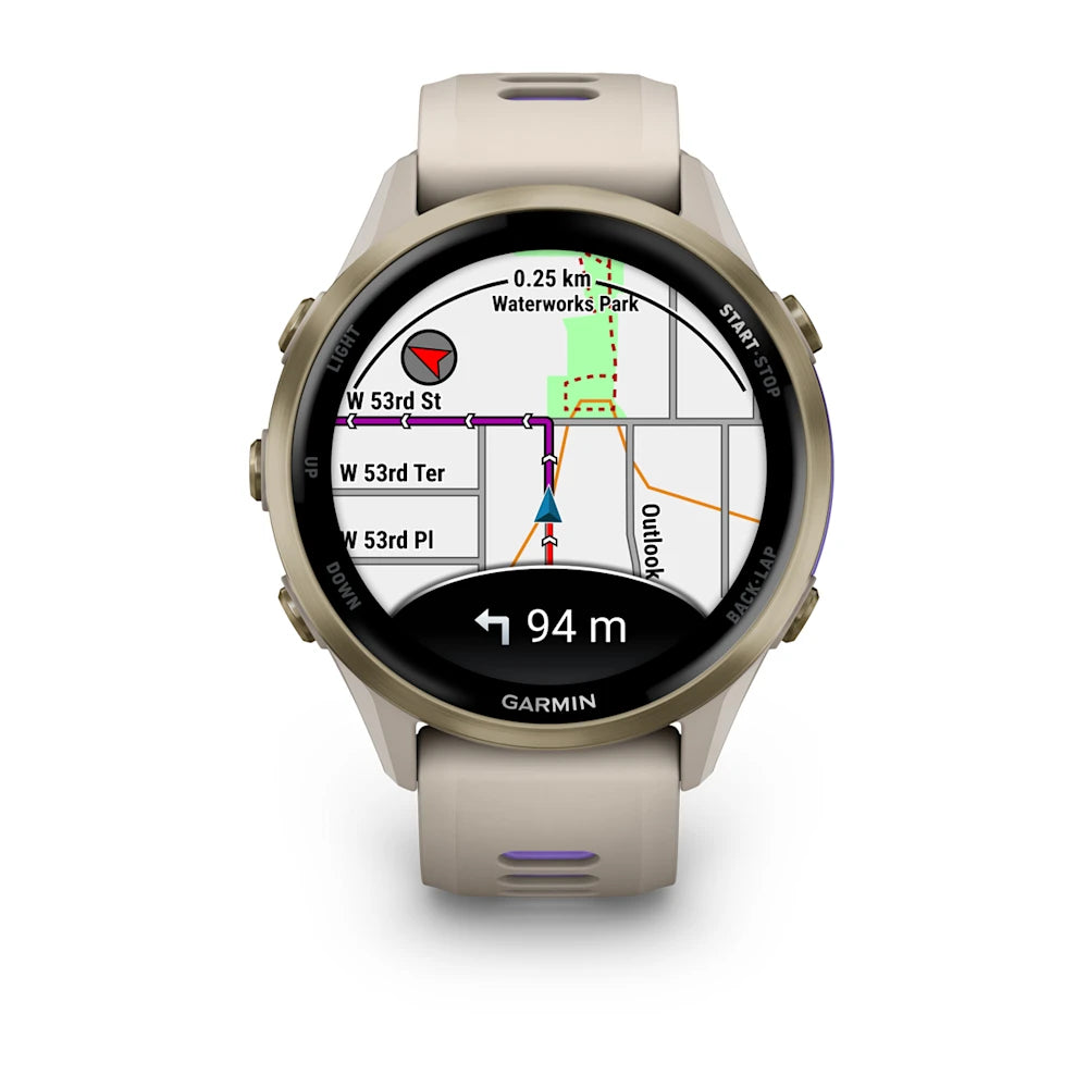 Garmin Forerunner 970 Titanio Dorado Claro