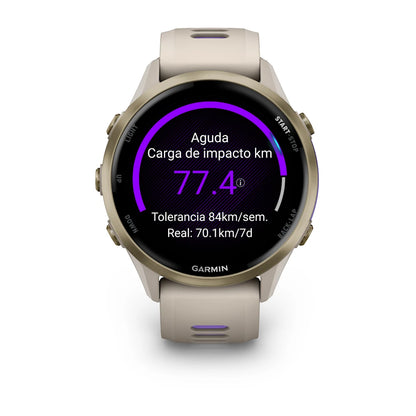 Garmin Forerunner 970 Titanio Dorado Claro