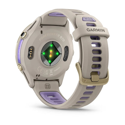 Garmin Forerunner 970 Titanio Dorado Claro