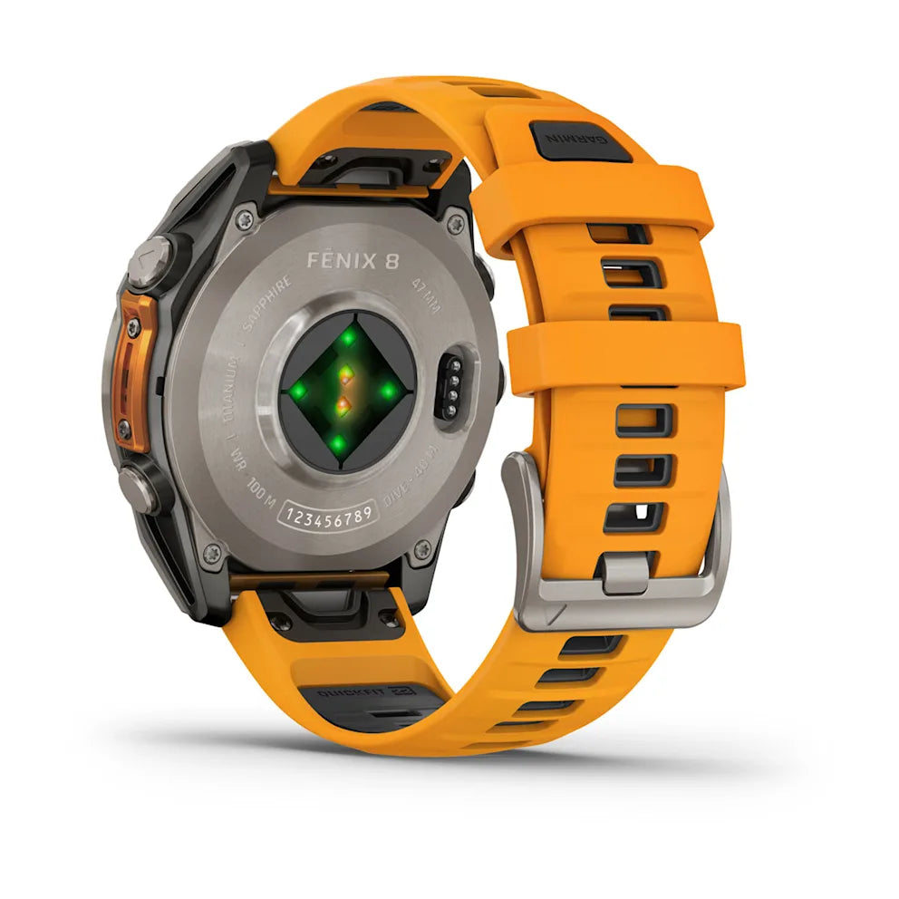 Garmin Fenix 8 47mm AMOLED Zafiro Naranja
