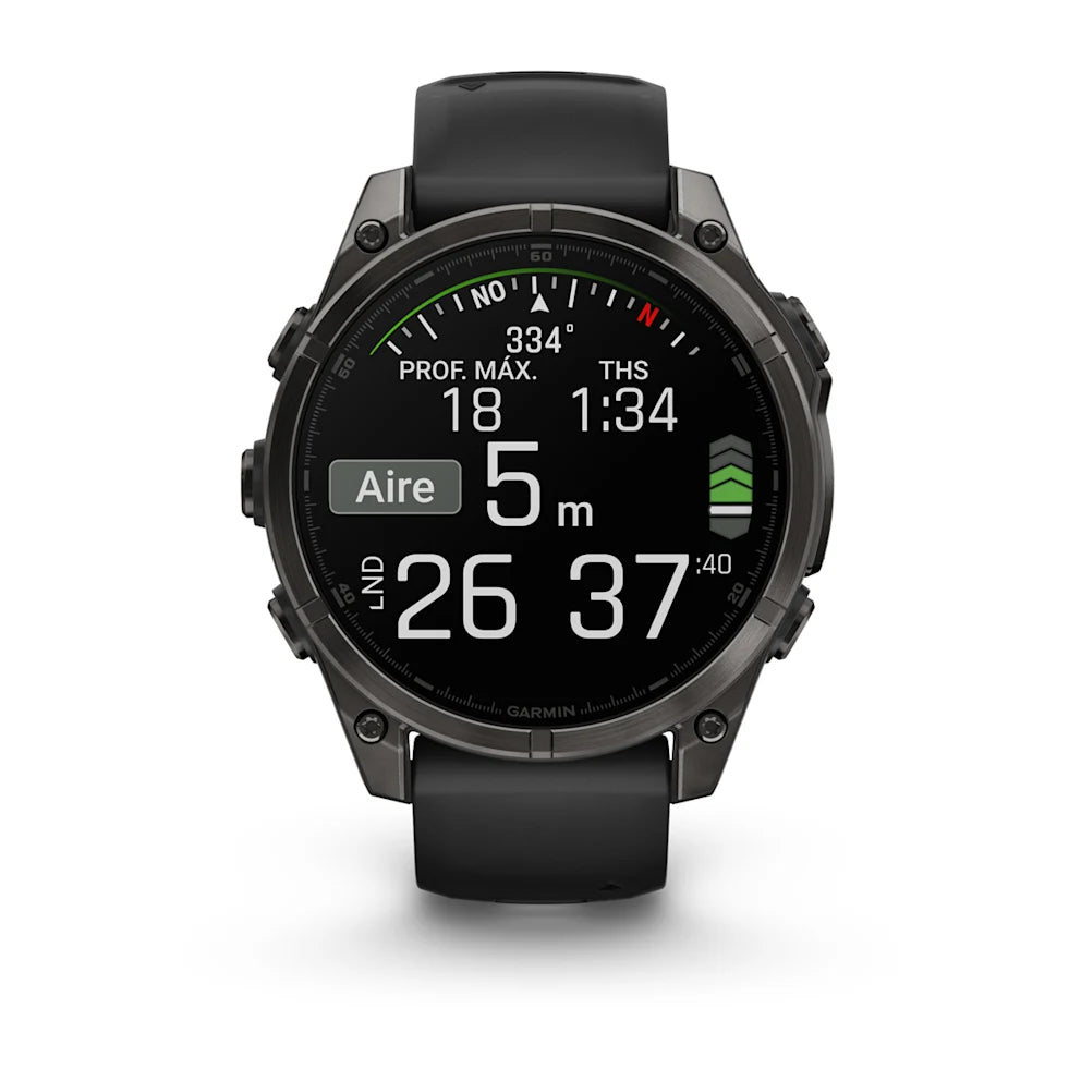 Garmin Fenix 8 47mm AMOLED Zafiro Negro