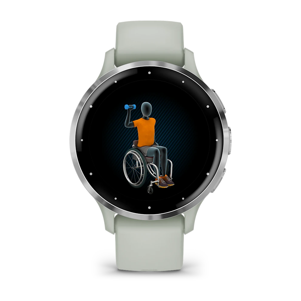 Garmin Venu 3S 41mm Plateado/Gris Salvia