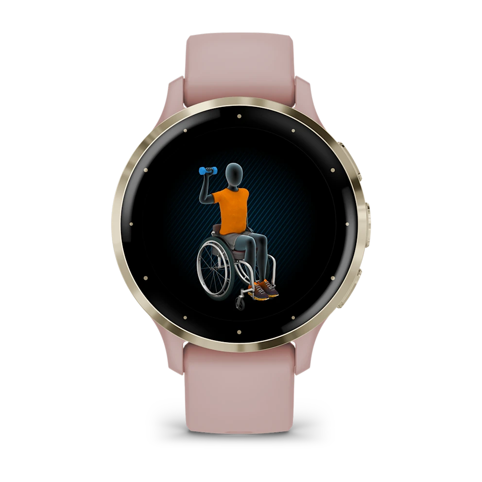 Garmin Venu 3S 41mm Dorado Claro/Rosa Polvo