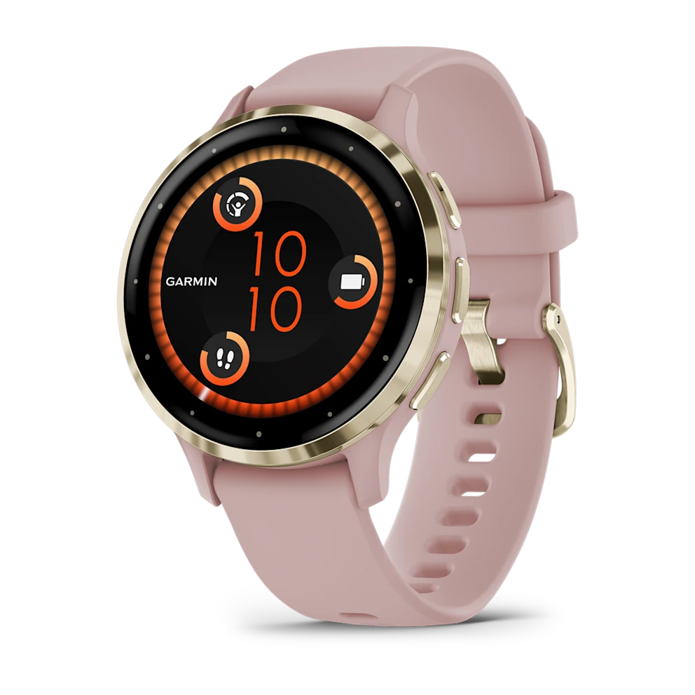 Garmin Venu 3S 41mm Dorado Claro/Rosa Polvo