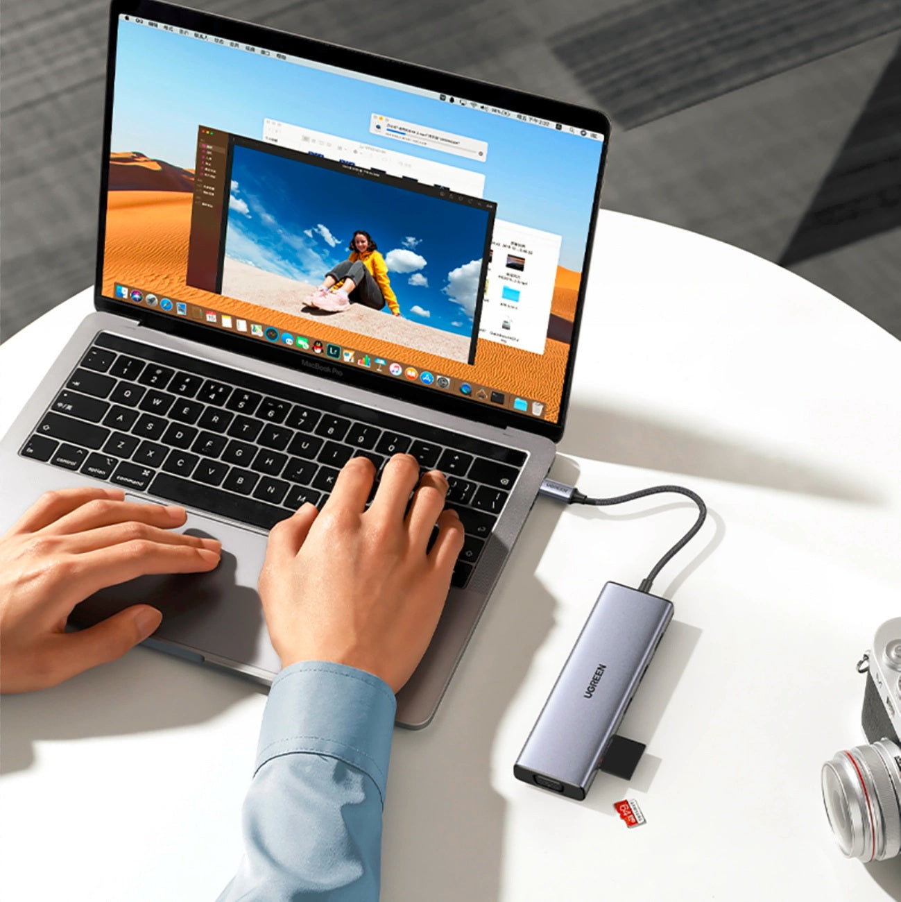 UGreen Adaptador USB-C Multifuncional 9 en 1 4K 30Hz