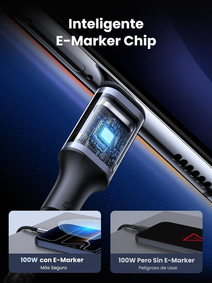 UGreen Cable Carga Rapida USB-C PD 100W