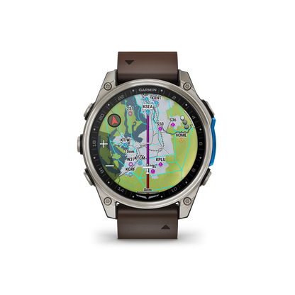 Reloj GPS Garmin D2 Mach 2 Cuero para Aviación (47mm)