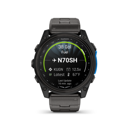 Reloj GPS Garmin D2 Mach 2 Pro Titanio para Aviacion (51mm)