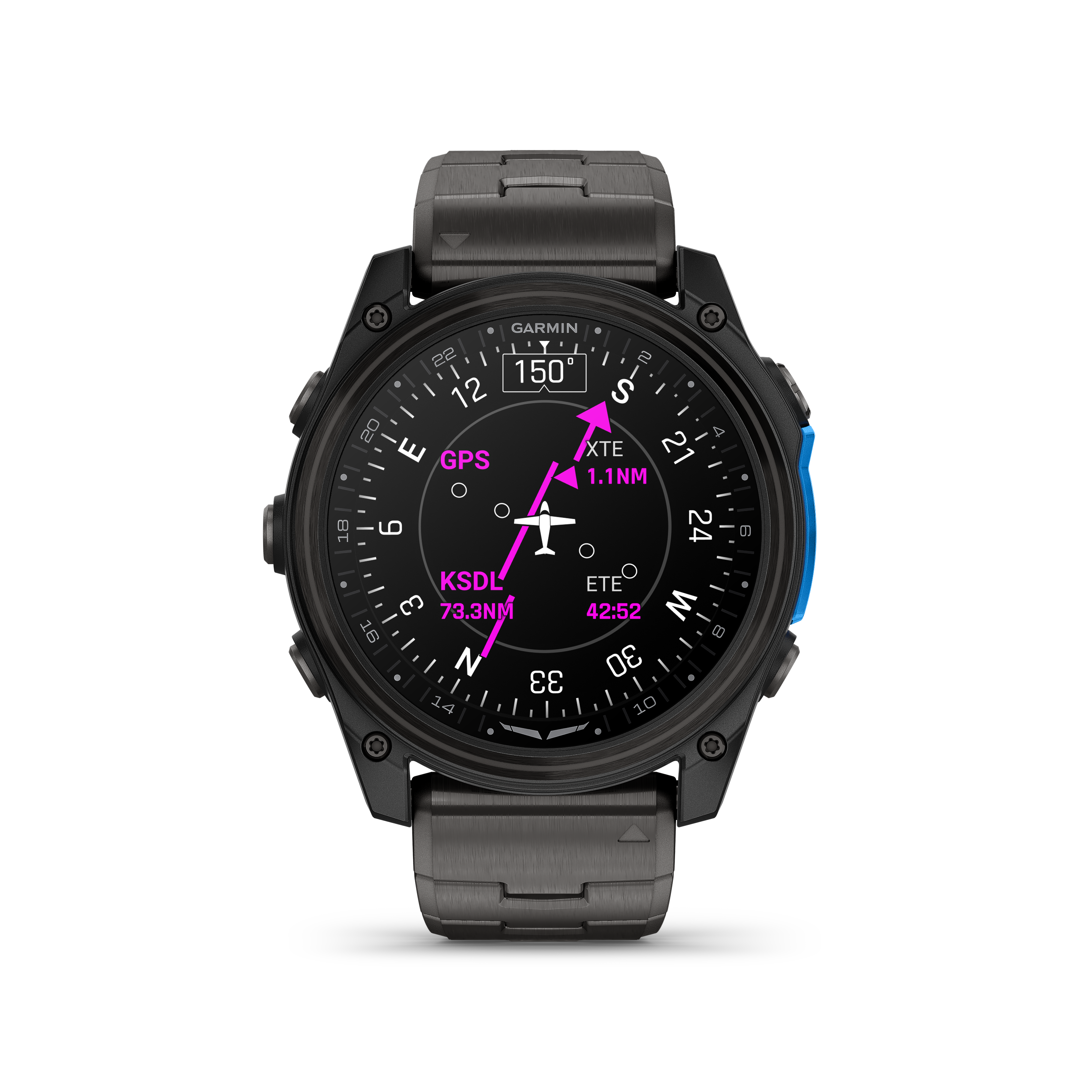 Reloj GPS Garmin D2 Mach 2 Pro Titanio para Aviacion (51mm)