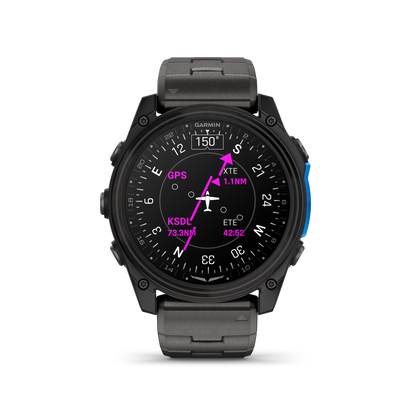 Reloj GPS Garmin D2 Mach 2 Pro Titanio para Aviacion (51mm)