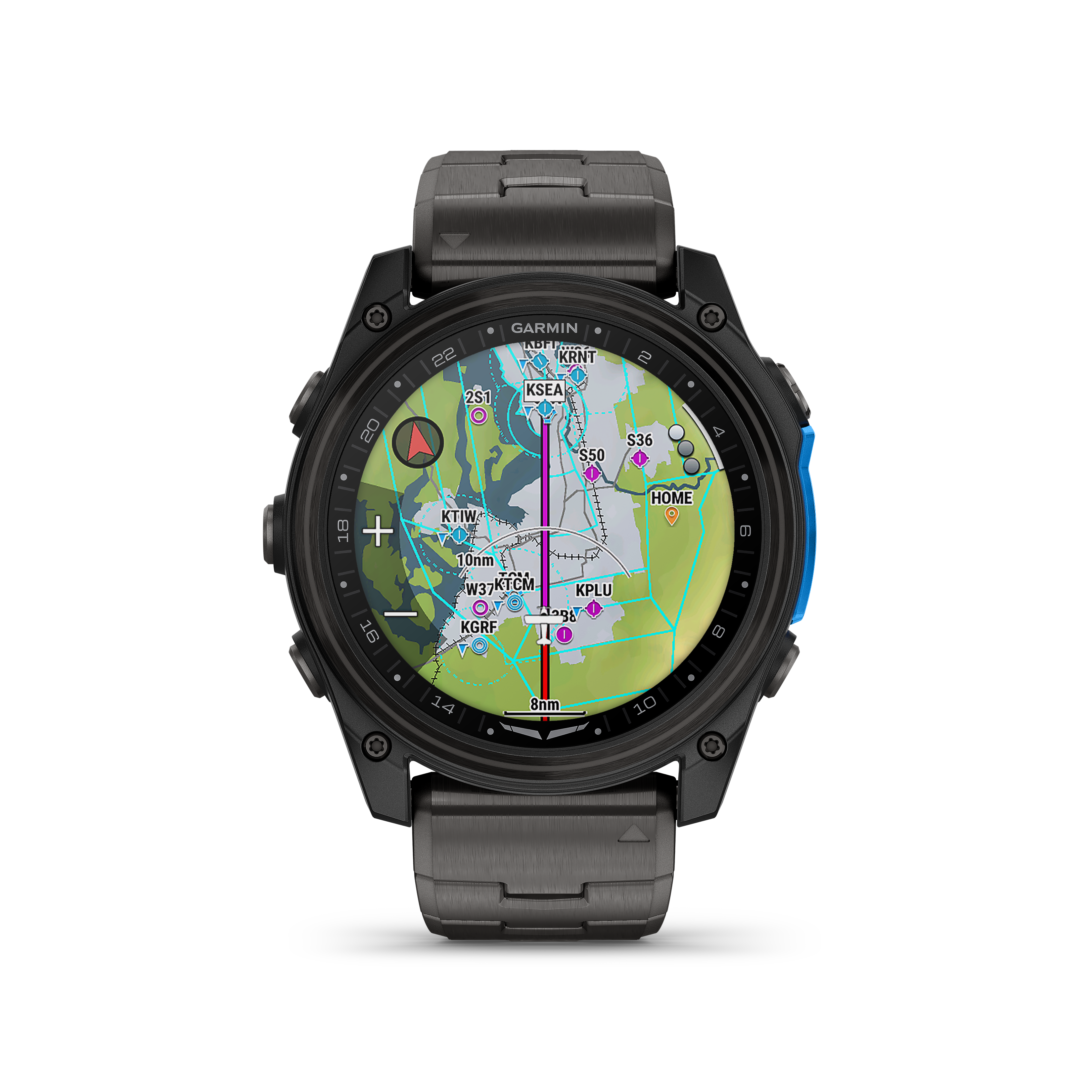 Reloj GPS Garmin D2 Mach 2 Pro Titanio para Aviacion (51mm)