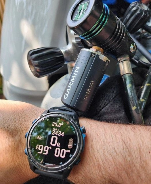 Transmisor Inalámbrico Presión de Tanque Buceo Garmin Descent T2