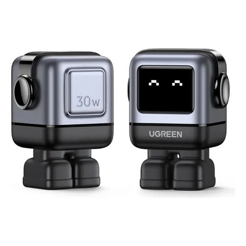 UGreen Cargador Rapido USB-C Robot GaN 30W