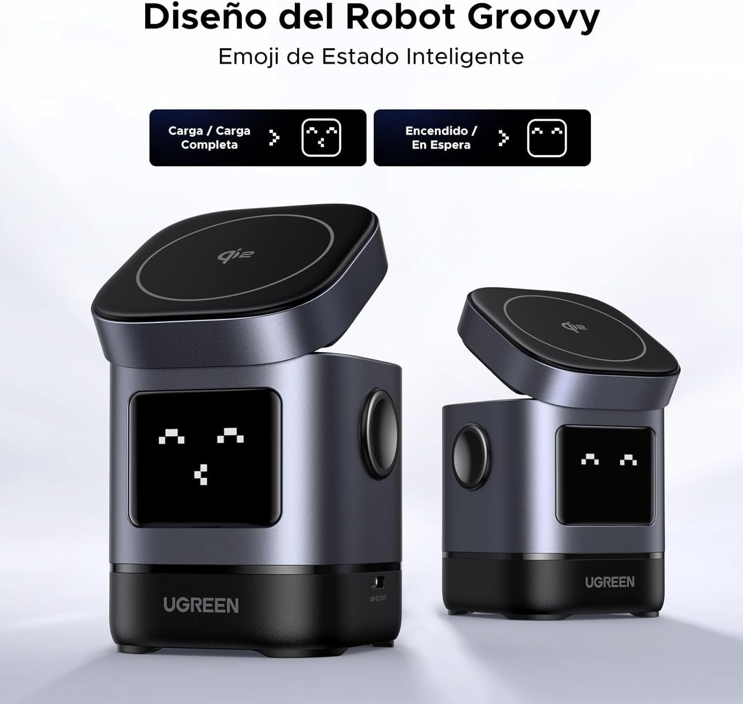 UGreen Estacion de Carga Magnetica Inalambrica 15w