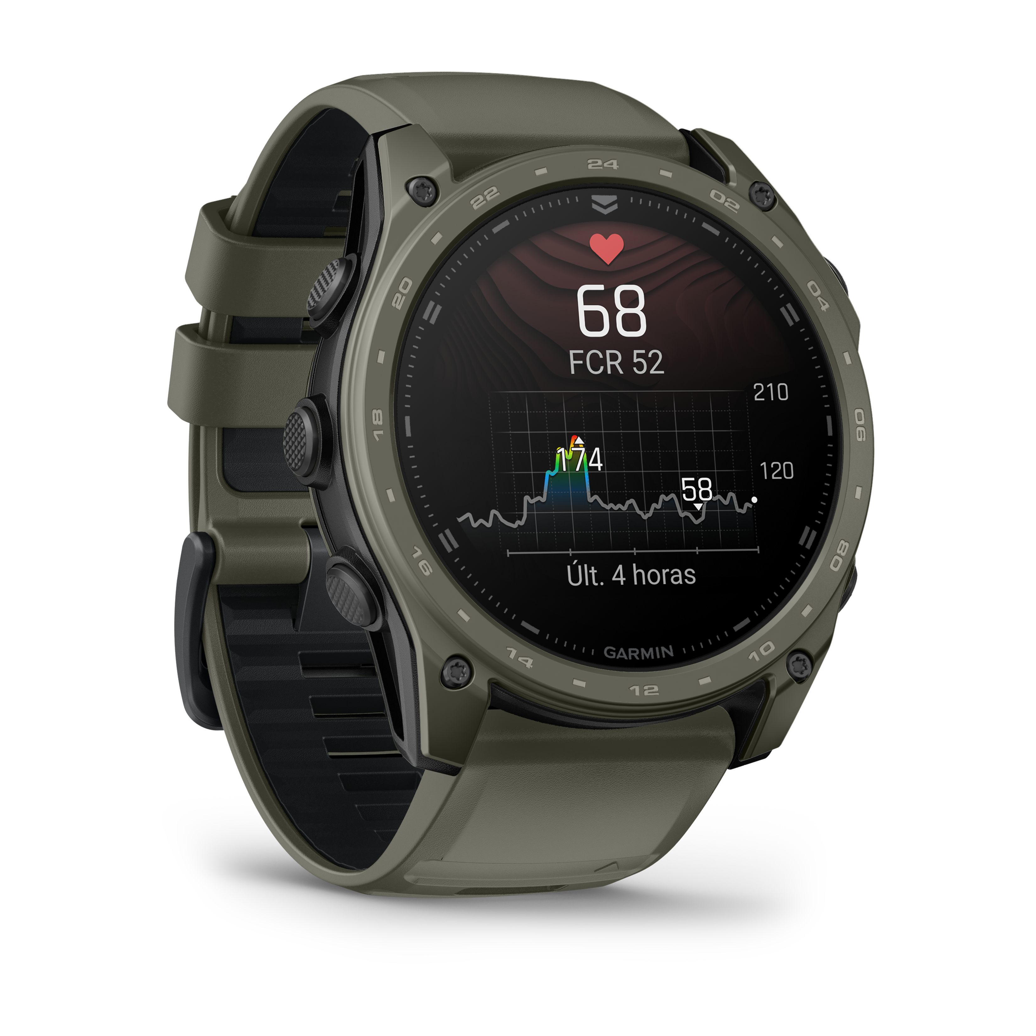 Tactix 8 AMOLED 51mm Revestimiento Cerakote