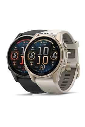 Reloj GPS Garmin Fenix 8 AMOLED Zafiro Titanio (43mm)