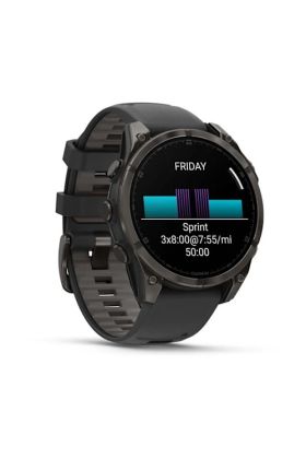 Reloj GPS Garmin Fenix 8 AMOLED Zafiro Titanio (47mm)