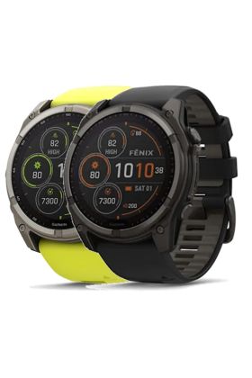 Reloj GPS Garmin Fenix 8 SOLAR Zafiro Titanio (51mm)