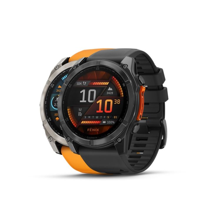 Reloj GPS Garmin Fenix 8 AMOLED Zafiro Titanio (47mm)