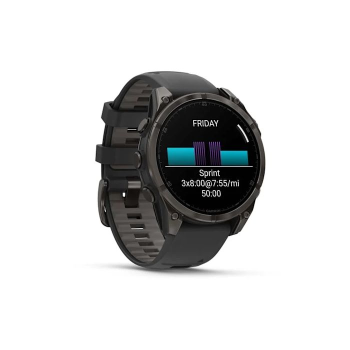 Reloj GPS Garmin Fenix 8 AMOLED Zafiro Titanio (47mm)