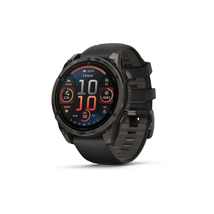 DelMaz Distribuidor Garmin Reloj GPS Garmin Fenix 8 AMOLED Zafiro Titanio 51mm