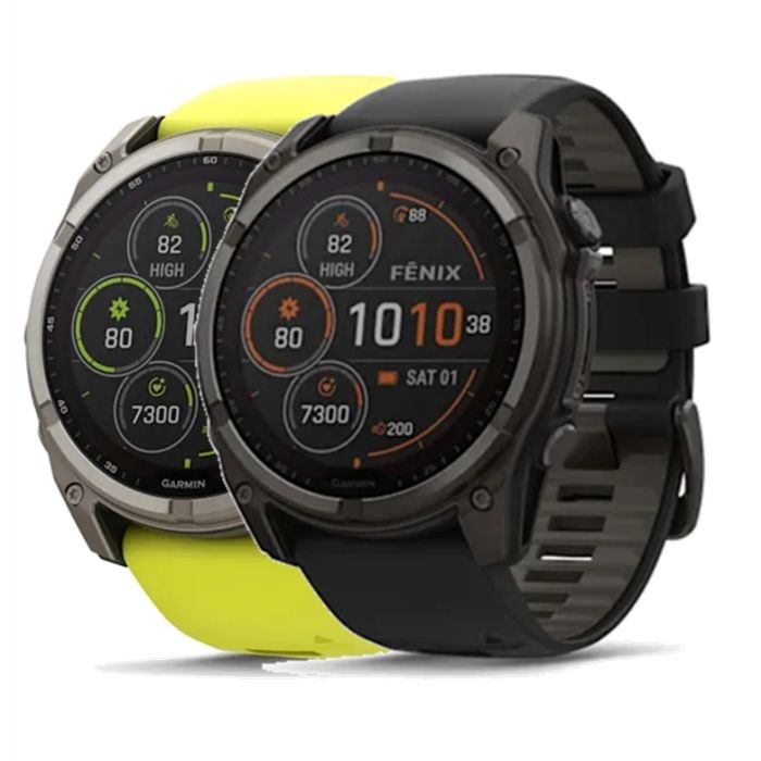 Reloj GPS Garmin Fenix 8 SOLAR Zafiro Titanio (47mm)